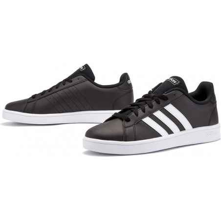 Buty sportowe Adidas ze skóry sznurowane