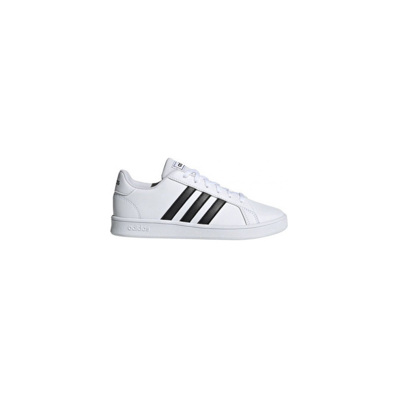Buty sportowe Adidas ze skóry z płaską podeszwą