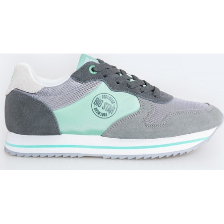 Buty sportowe Big Star sznurowane w sportowym stylu z zamszu