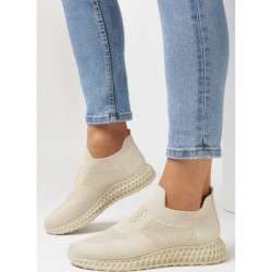 Buty sportowe born2be w sportowym stylu z płaską podeszwą