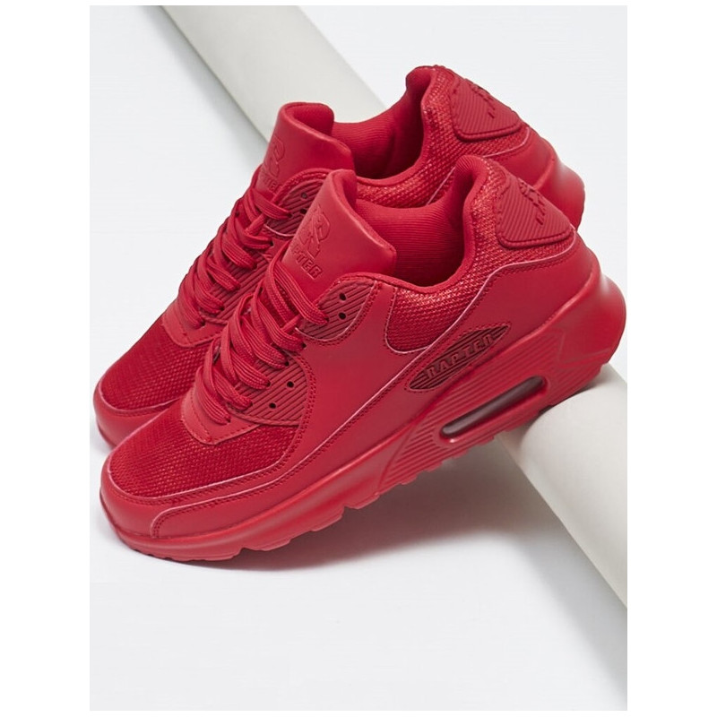 Buty sportowe born2be w sportowym stylu ze skóry ekologicznej sznurowane