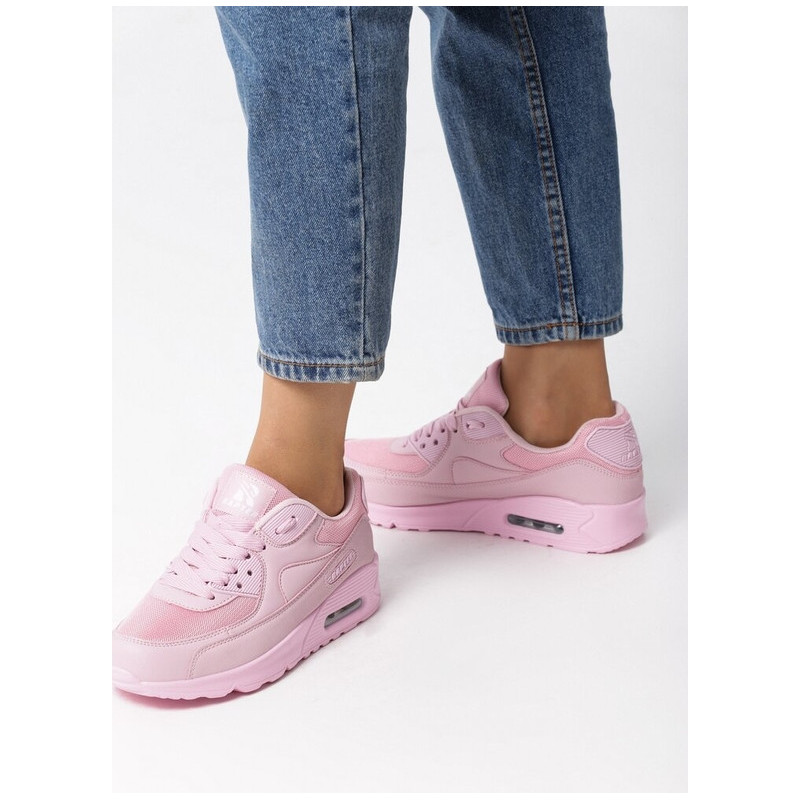 Buty sportowe born2be ze skóry ekologicznej sznurowane