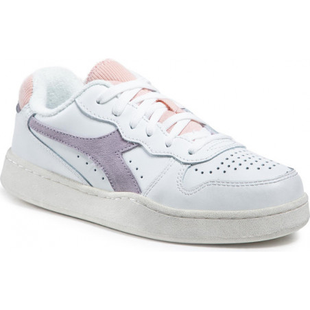 Buty sportowe Diadora w sportowym stylu ze skóry