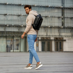 Buty sportowe Domeno sznurowane ze skóry