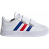 Buty sportowe dziecięce Adidas na rzepy ze skóry