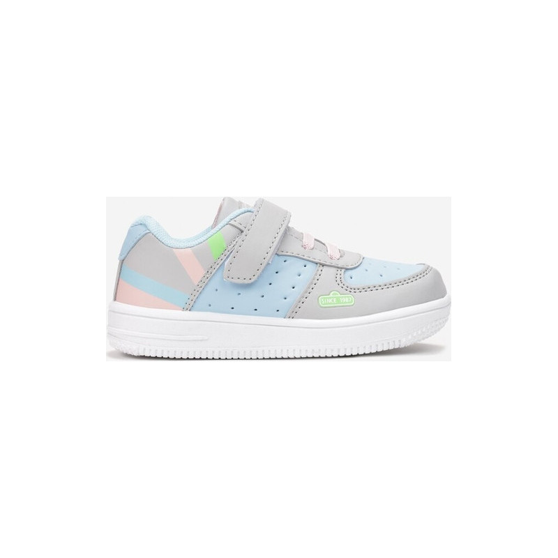 Buty sportowe dziecięce born2be sznurowane z jeansu
