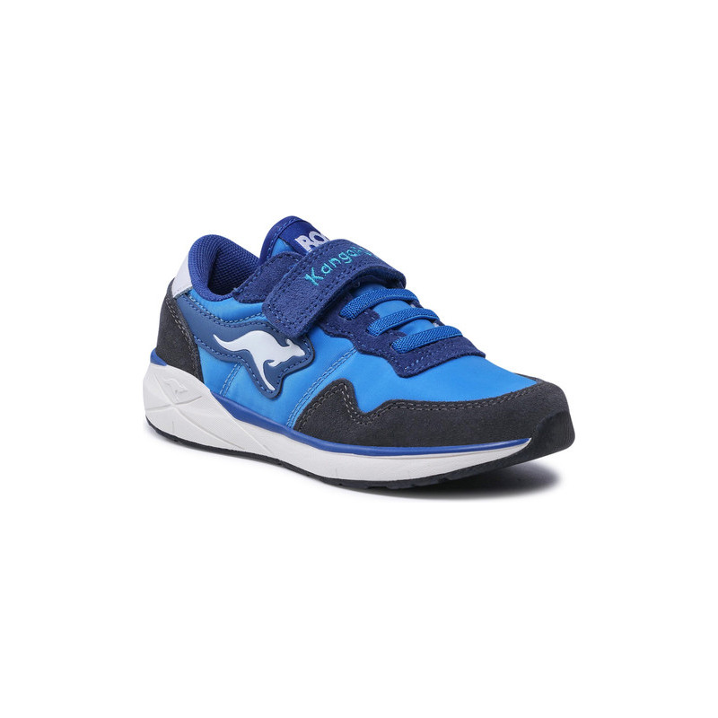 Buty sportowe dziecięce Kangaroos dla chłopców ze skóry na rzepy