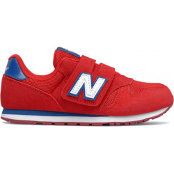 Buty sportowe dziecięce New Balance na rzepy dla chłopców ze skóry