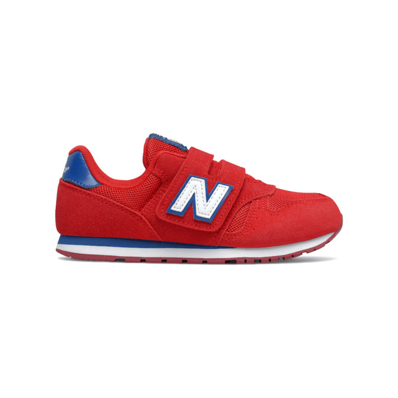 Buty sportowe dziecięce New Balance na rzepy dla chłopców ze skóry