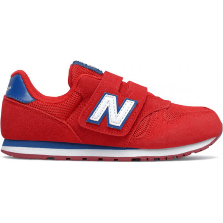Buty sportowe dziecięce New Balance na rzepy dla chłopców ze skóry