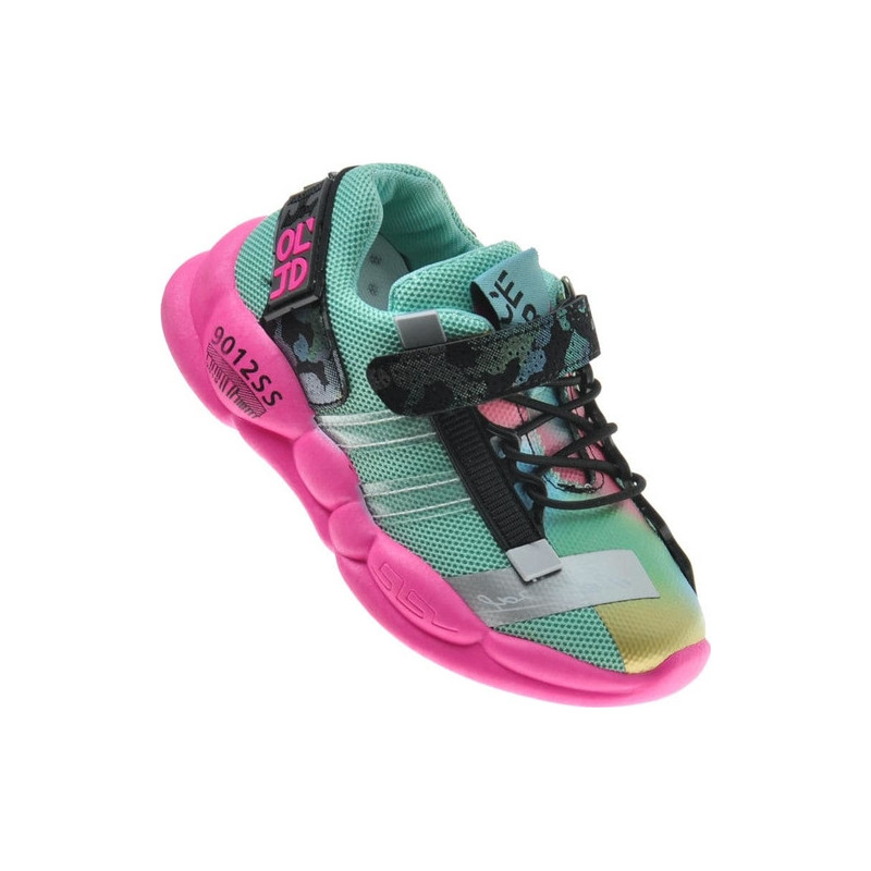 Buty sportowe dziecięce Pantofelek24 na rzepy dla dziewczynek