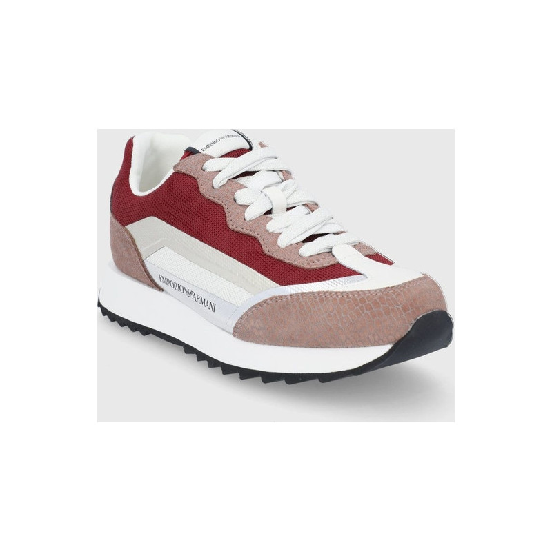 Buty sportowe Emporio Armani w sportowym stylu sznurowane