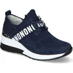 Buty sportowe Filippo sznurowane ze skóry w sportowym stylu