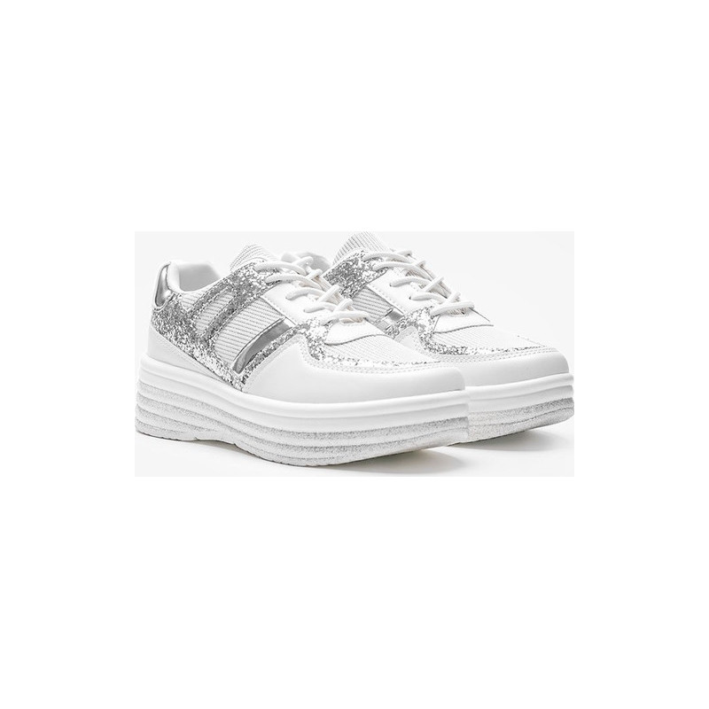 Buty sportowe Gemre.com.pl w sportowym stylu sznurowane ze skóry