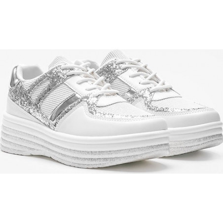 Buty sportowe Gemre.com.pl w sportowym stylu sznurowane ze skóry