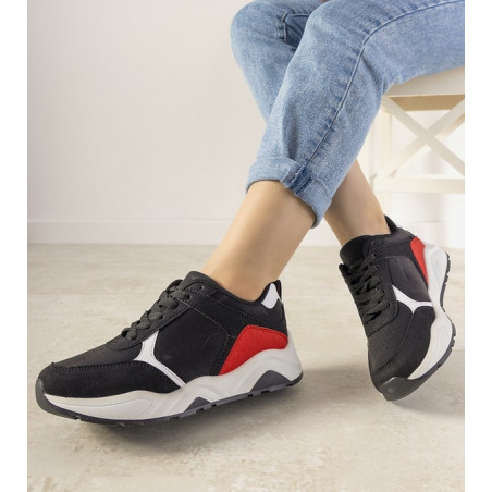 Buty sportowe Gemre.com.pl z płaską podeszwą w sportowym stylu