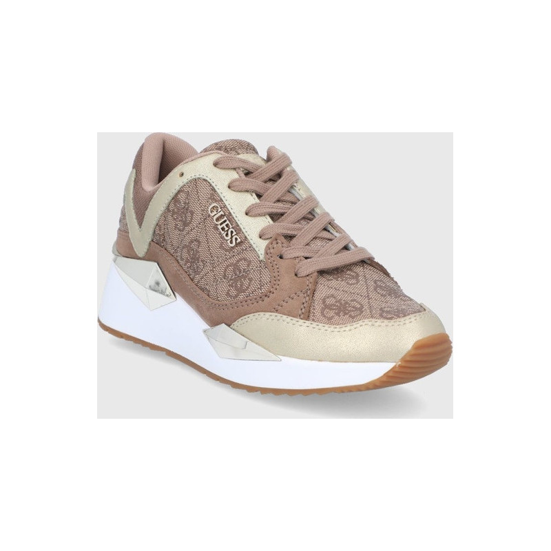 Buty sportowe Guess w sportowym stylu sznurowane