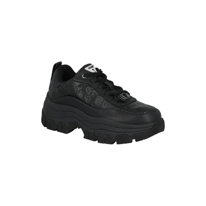 Buty sportowe Guess w sportowym stylu sznurowane na platformie