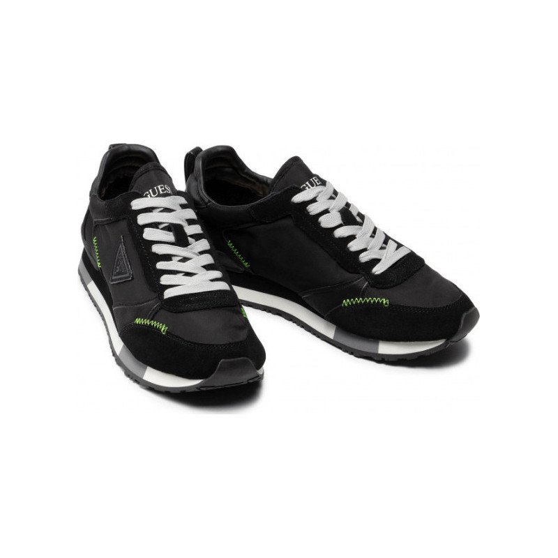 Buty sportowe Guess ze skóry sznurowane