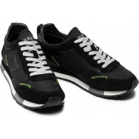 Buty sportowe Guess ze skóry sznurowane