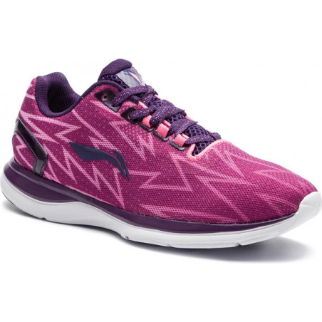 Buty sportowe Li-Ning sznurowane z płaską podeszwą w sportowym stylu