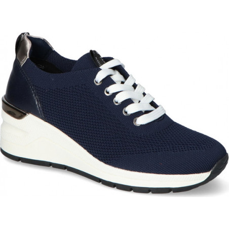 Buty sportowe Marco Tozzi w sportowym stylu ze skóry ekologicznej