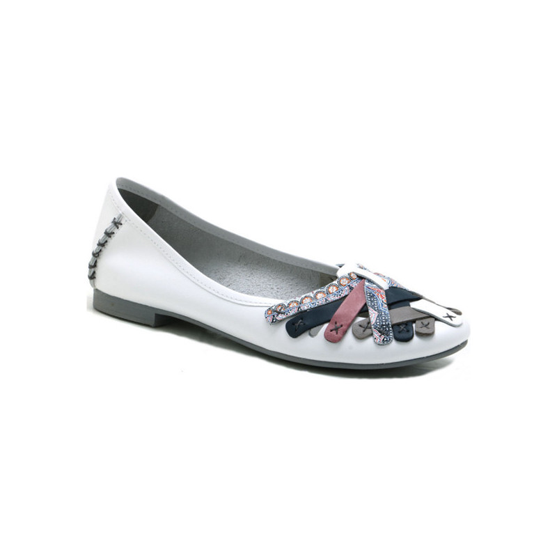 Baleriny Buty Damskie Maciejka w stylu casual z płaską podeszwą