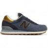Buty sportowe New Balance sznurowane na koturnie z zamszu