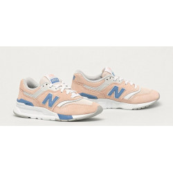 Buty sportowe New Balance sznurowane w sportowym stylu z płaską podeszwą