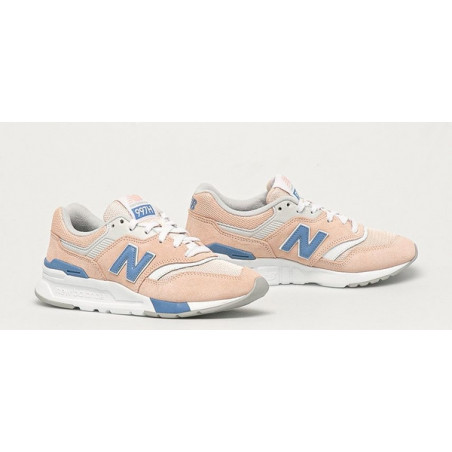Buty sportowe New Balance sznurowane w sportowym stylu z płaską podeszwą
