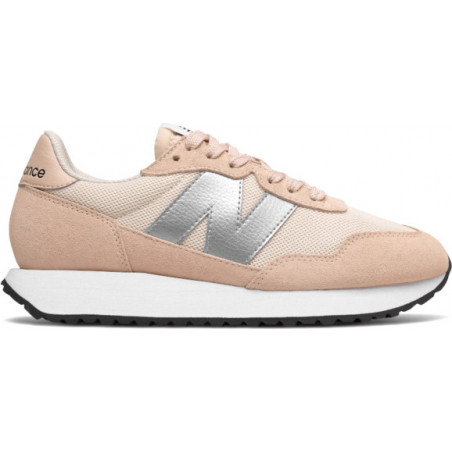 Buty sportowe New Balance w sportowym stylu z płaską podeszwą z zamszu
