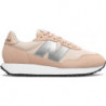 Buty sportowe New Balance w sportowym stylu z płaską podeszwą z zamszu