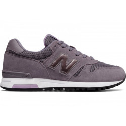 Buty sportowe New Balance z płaską podeszwą w sportowym stylu z zamszu