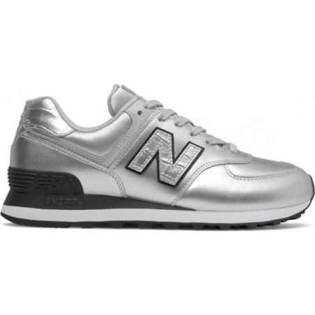 Buty sportowe New Balance z płaską podeszwą ze skóry