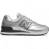 Buty sportowe New Balance z płaską podeszwą ze skóry