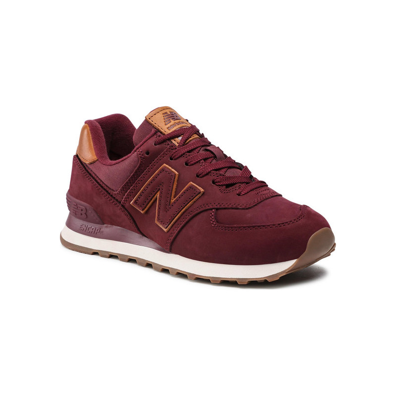 Buty sportowe New Balance ze skóry w sportowym stylu