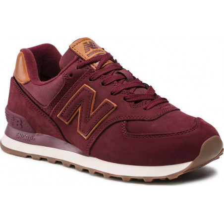 Buty sportowe New Balance ze skóry w sportowym stylu