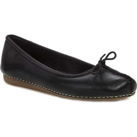 Baleriny Clarks ze skóry w stylu casual