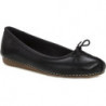 Baleriny Clarks ze skóry w stylu casual