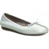 Baleriny Clarks ze skóry w stylu casual z płaską podeszwą