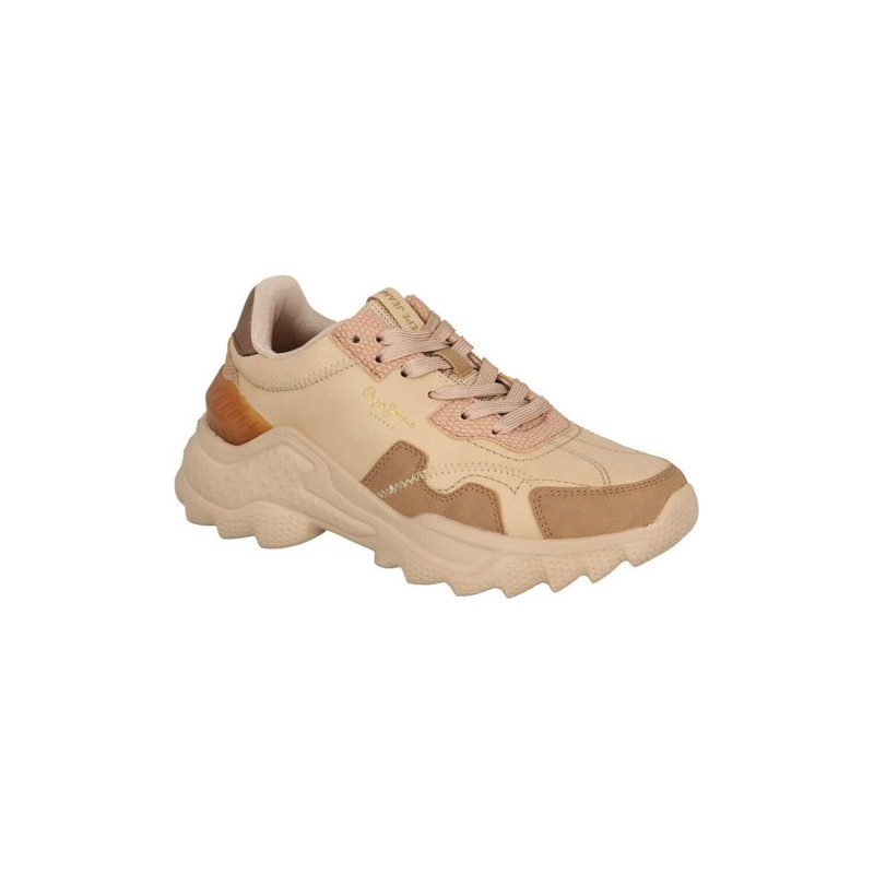 Buty sportowe Pepe Jeans sznurowane w sportowym stylu