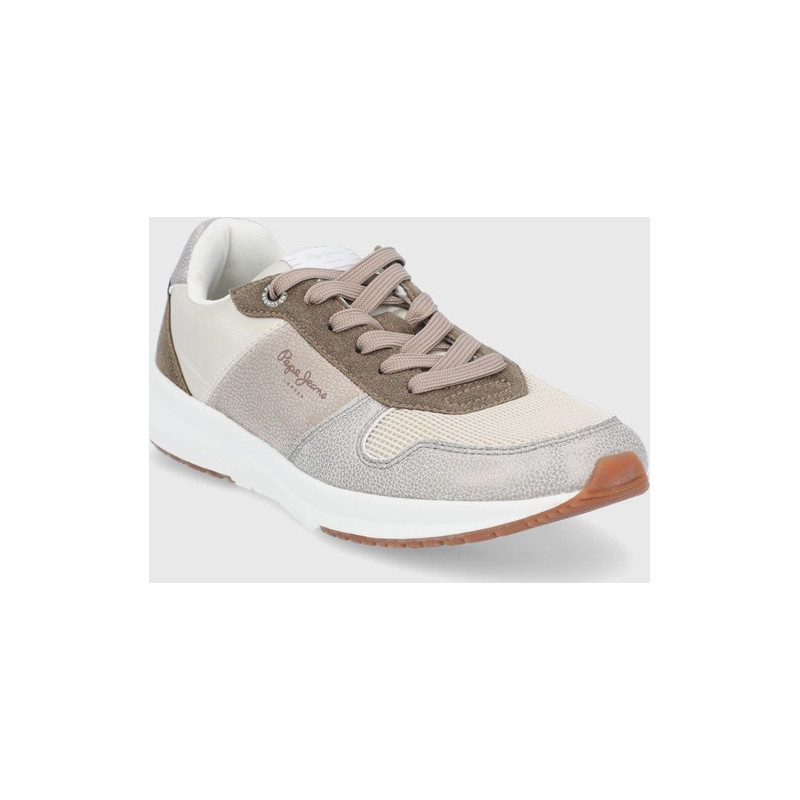 Buty sportowe Pepe Jeans z płaską podeszwą w sportowym stylu