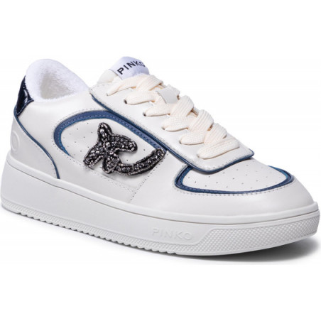 Buty sportowe Pinko ze skóry sznurowane