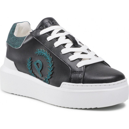 Buty sportowe Pollini na platformie sznurowane