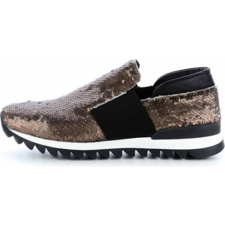 Buty sportowe Prima Moda ze skóry z płaską podeszwą