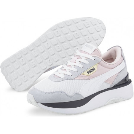 Buty sportowe Puma z płaską podeszwą z zamszu w sportowym stylu