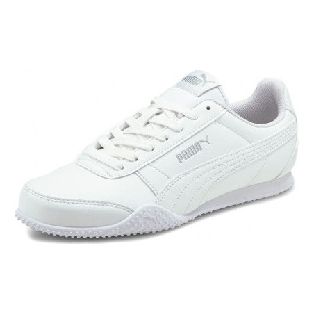 Buty sportowe Puma ze skóry sznurowane z płaską podeszwą