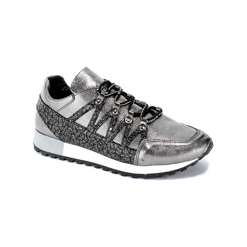 Buty sportowe Ravini ze skóry sznurowane