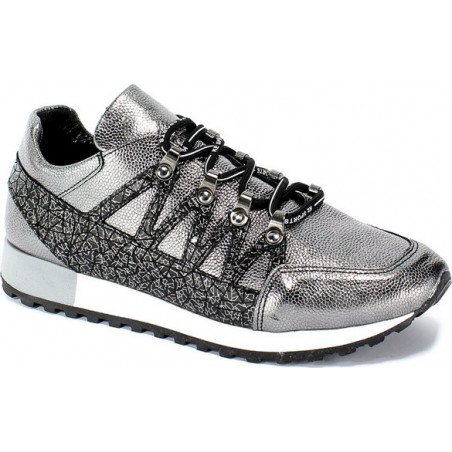 Buty sportowe Ravini ze skóry sznurowane