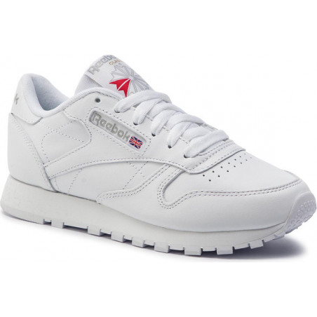 Buty sportowe Reebok w sportowym stylu z płaską podeszwą ze skóry